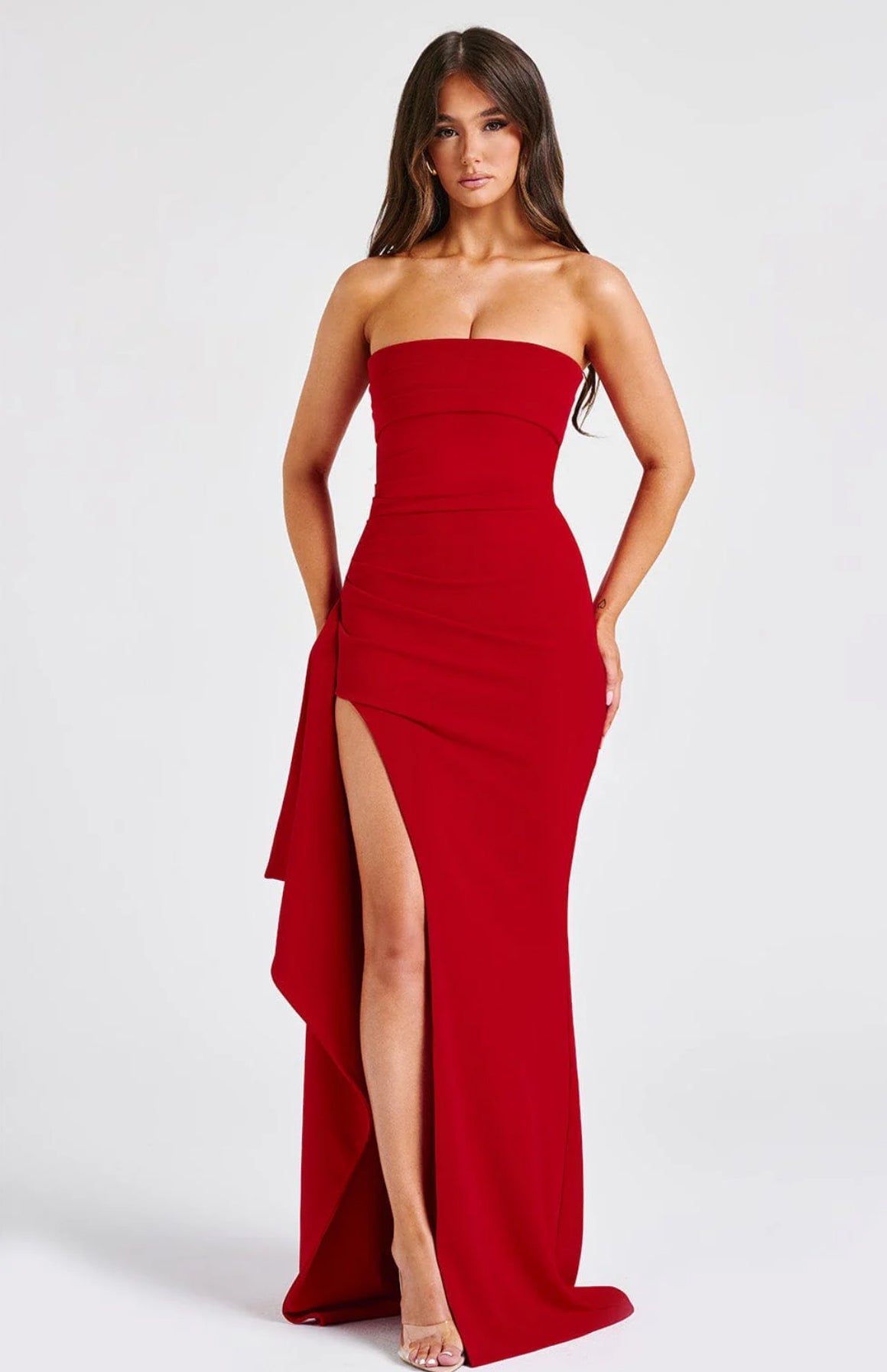 Schulterfreies Kleid