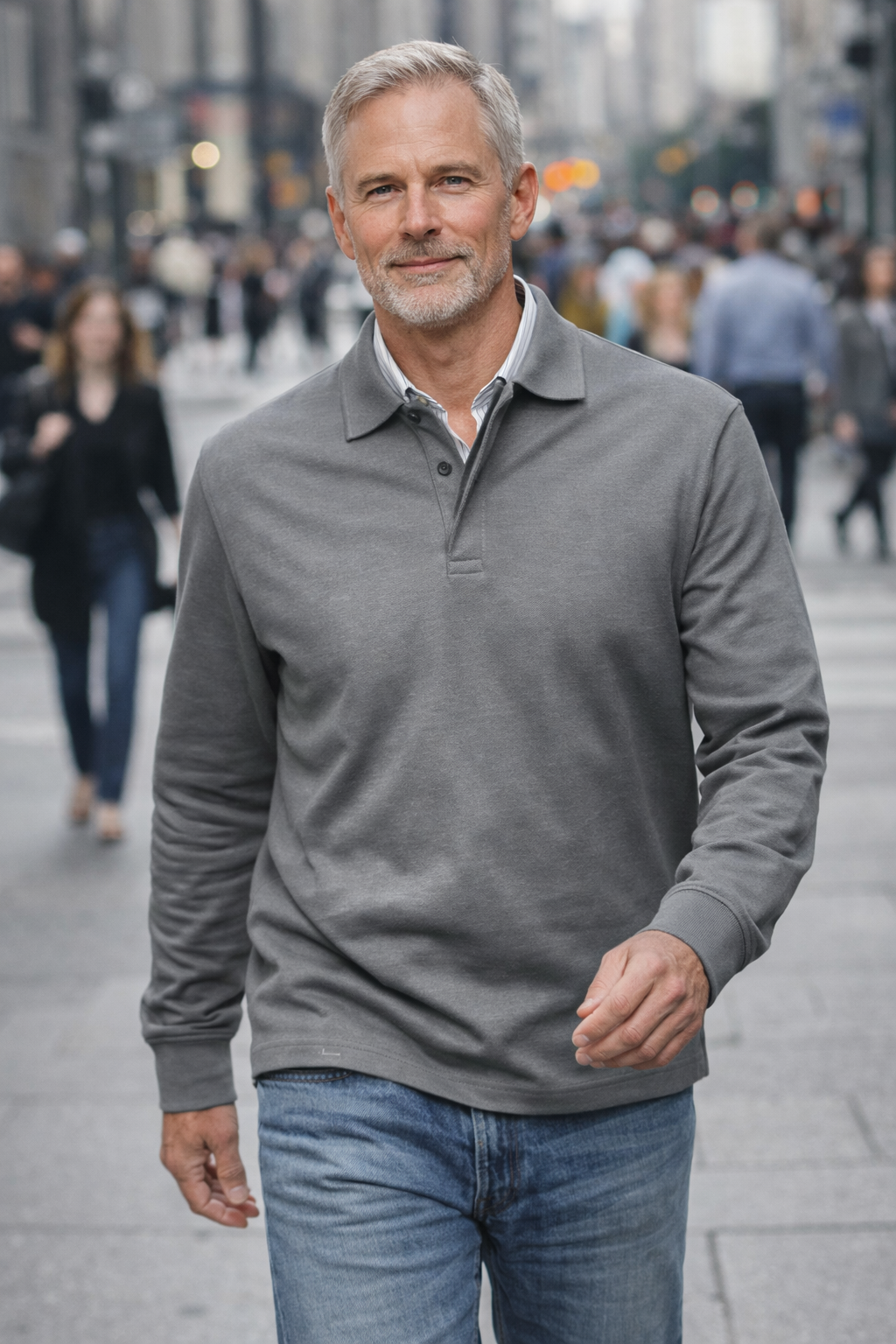 Conrad | LUXURIÖSES POLOSHIRT MIT LANGEN ÄRMELN