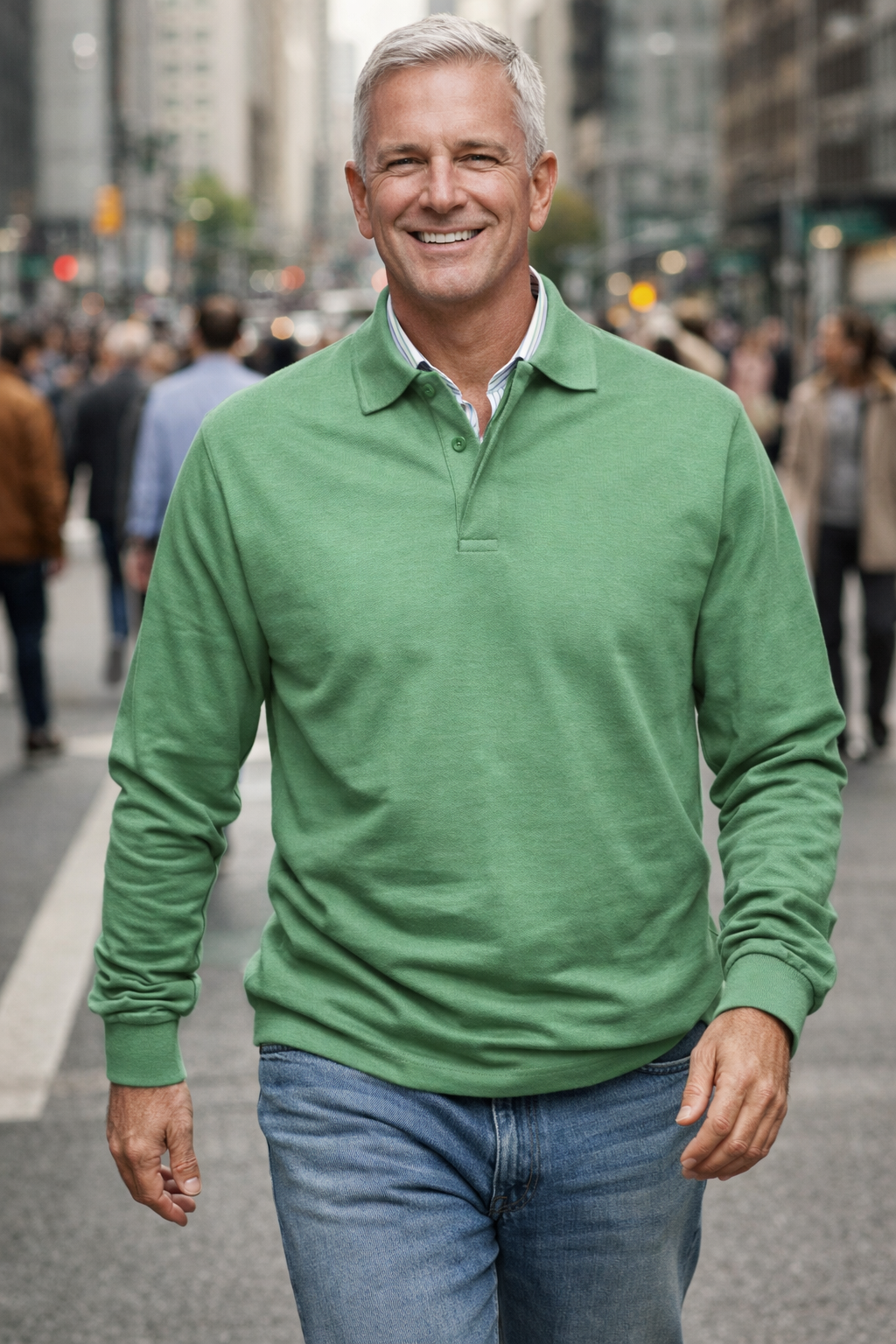 Conrad | LUXURIÖSES POLOSHIRT MIT LANGEN ÄRMELN