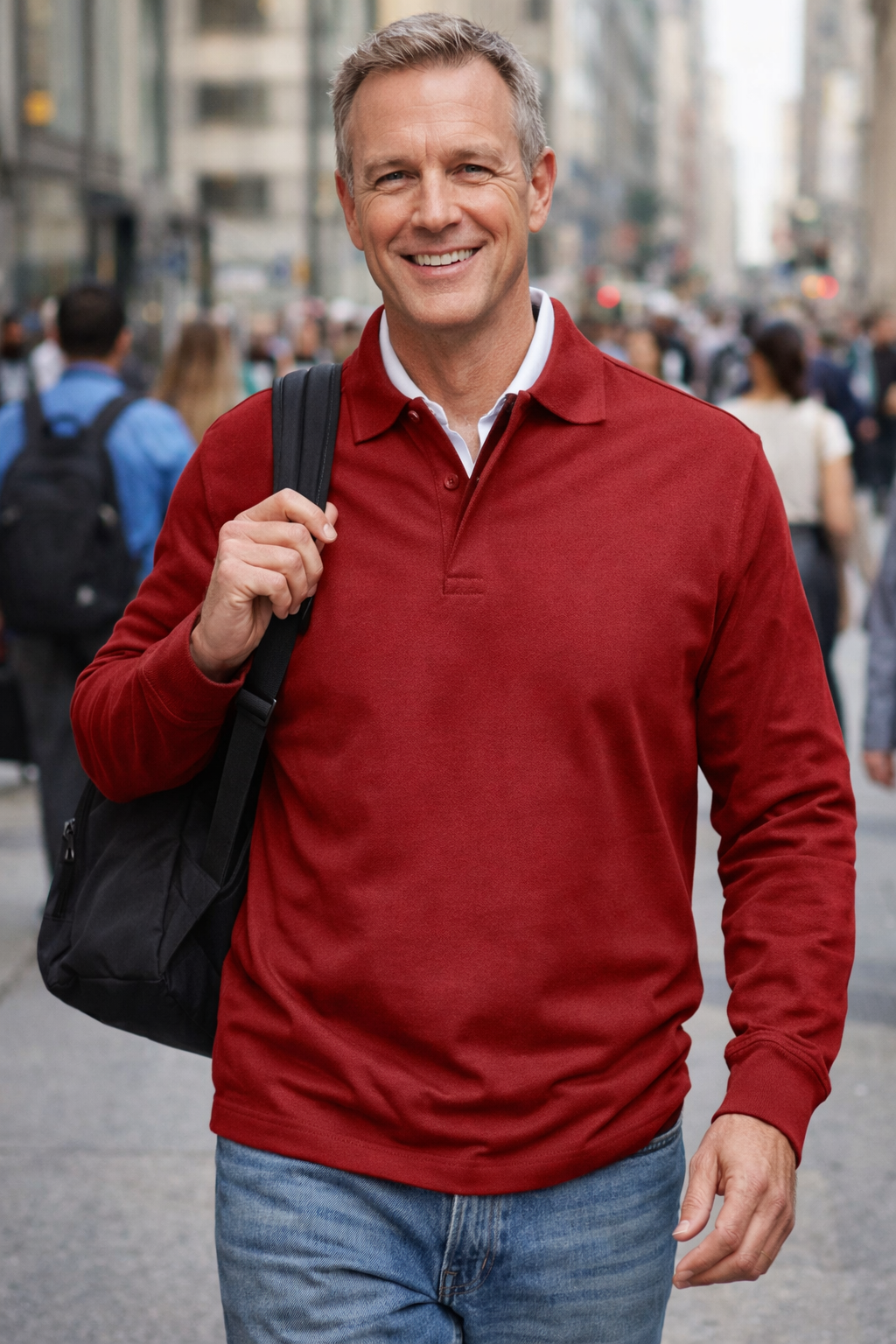 Conrad | LUXURIÖSES POLOSHIRT MIT LANGEN ÄRMELN