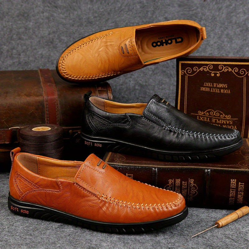 Elegante Leder Slipper