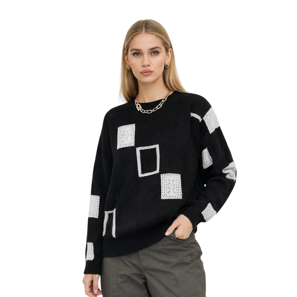 Alida | Klassischer Strickpullover