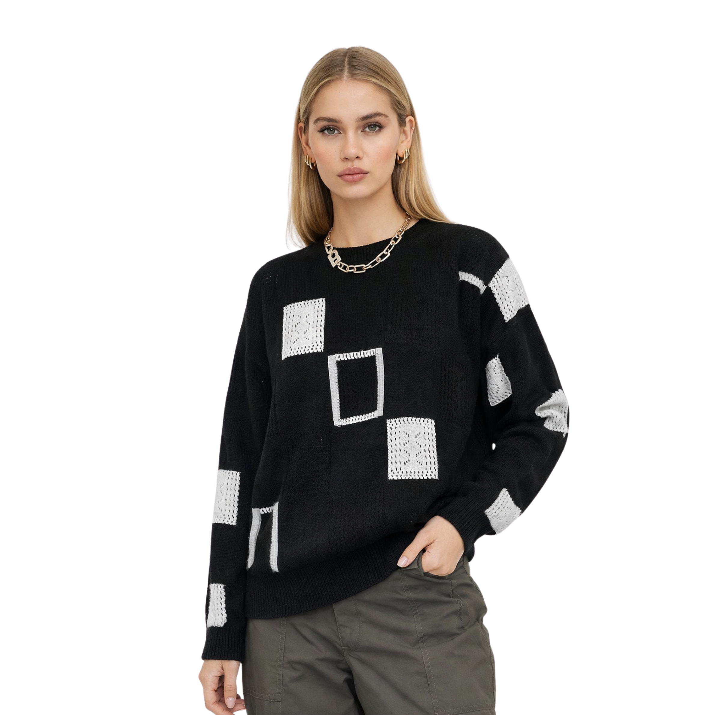 Alida | Klassischer Strickpullover