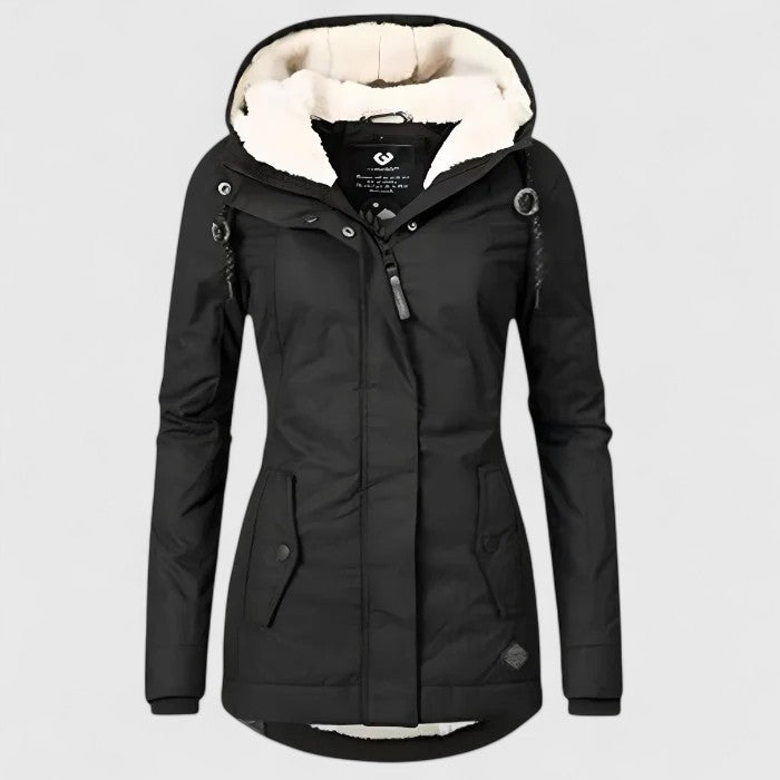 Seravia | Wasserdichte Winterjacke mit Kapuze