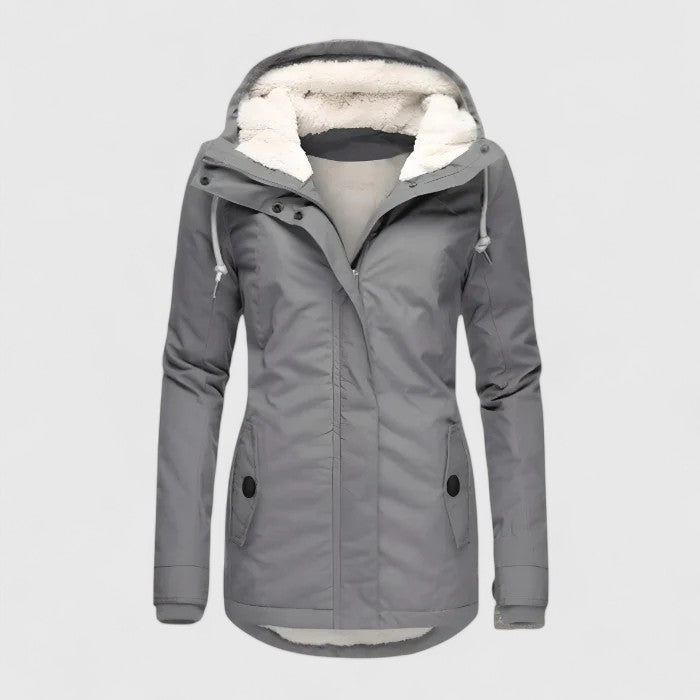 Seravia | Wasserdichte Winterjacke mit Kapuze
