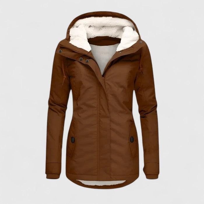 Seravia | Wasserdichte Winterjacke mit Kapuze