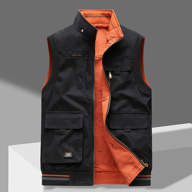 Crispin – Ärmellose Weste Mit Mehreren Taschen