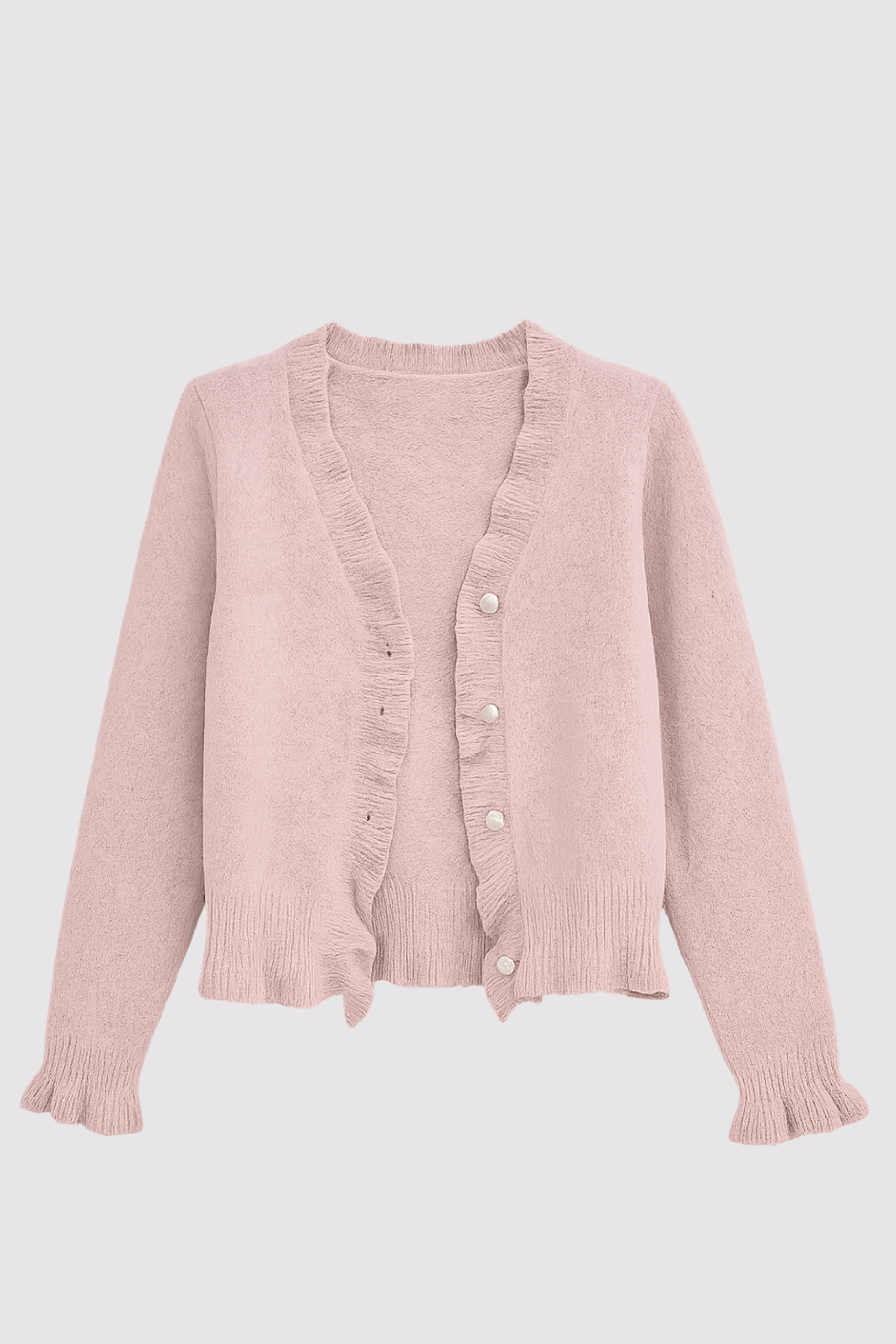 Hanifa – Elegante Strickjacke Mit Knöpfen