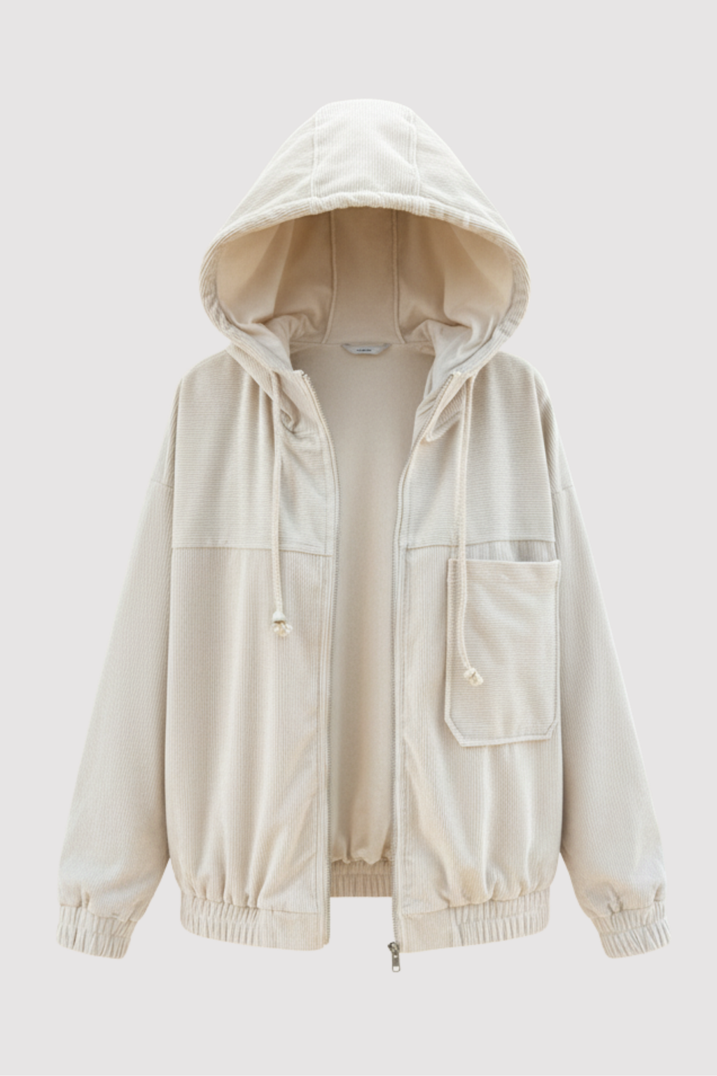 Marta Damen Cord-Kapuzenjacke – Lässig, Warm & Komfortabel