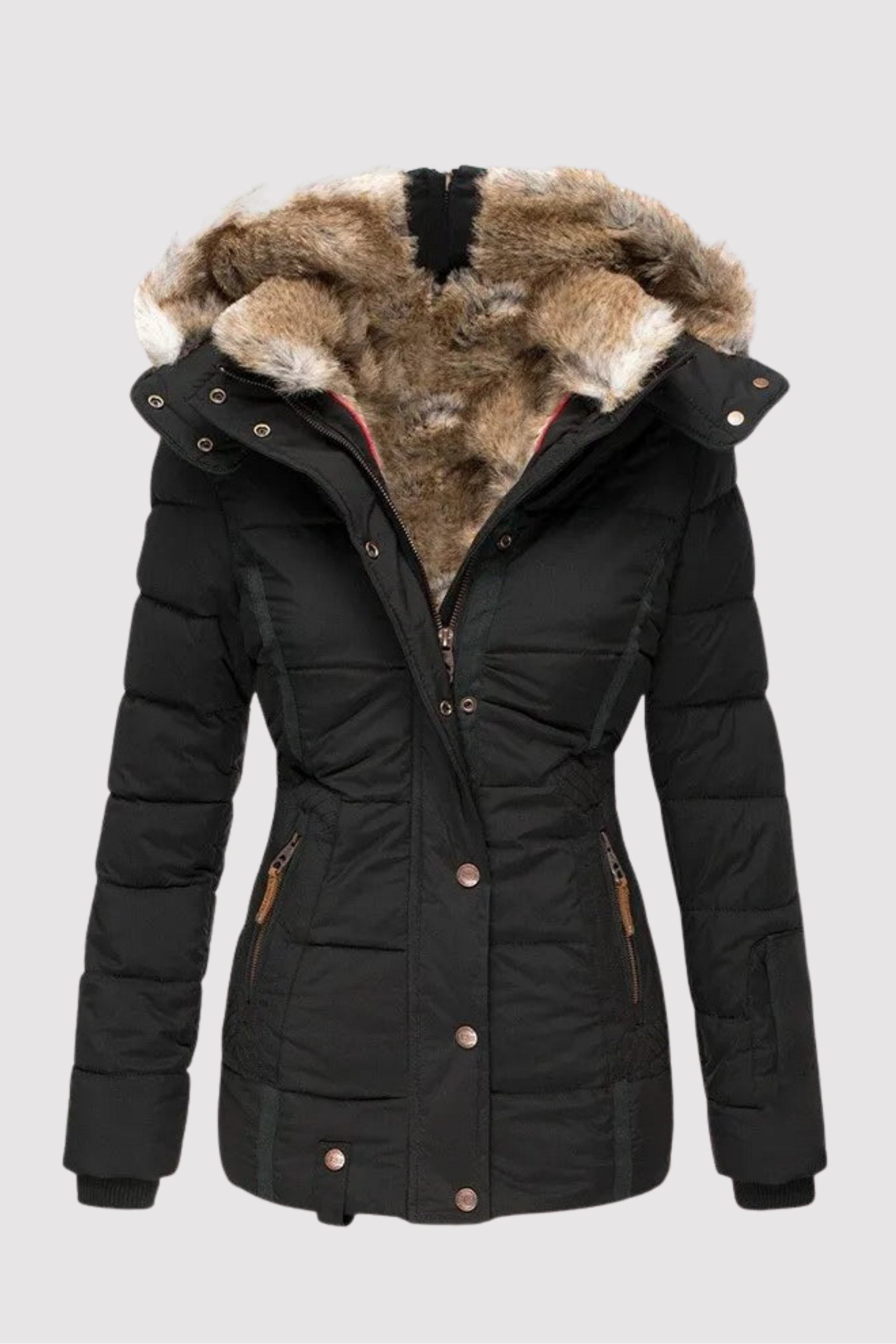 Laura | Winterparka mit Kunstfell