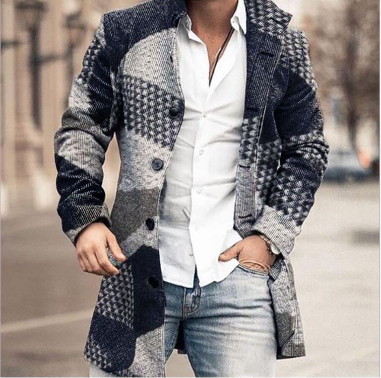 Franck | Langärmlige Jacke mit Knöpfen und Schottenmuster