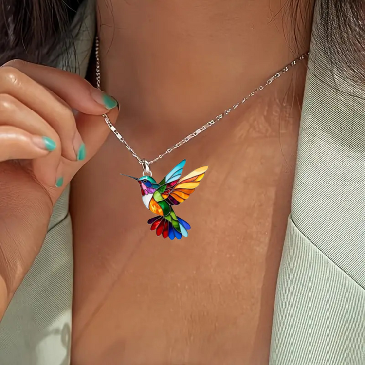Samantha | Eleganter Kolibri Halskette
