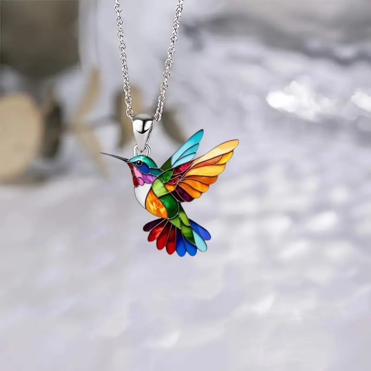 Samantha | Eleganter Kolibri Halskette