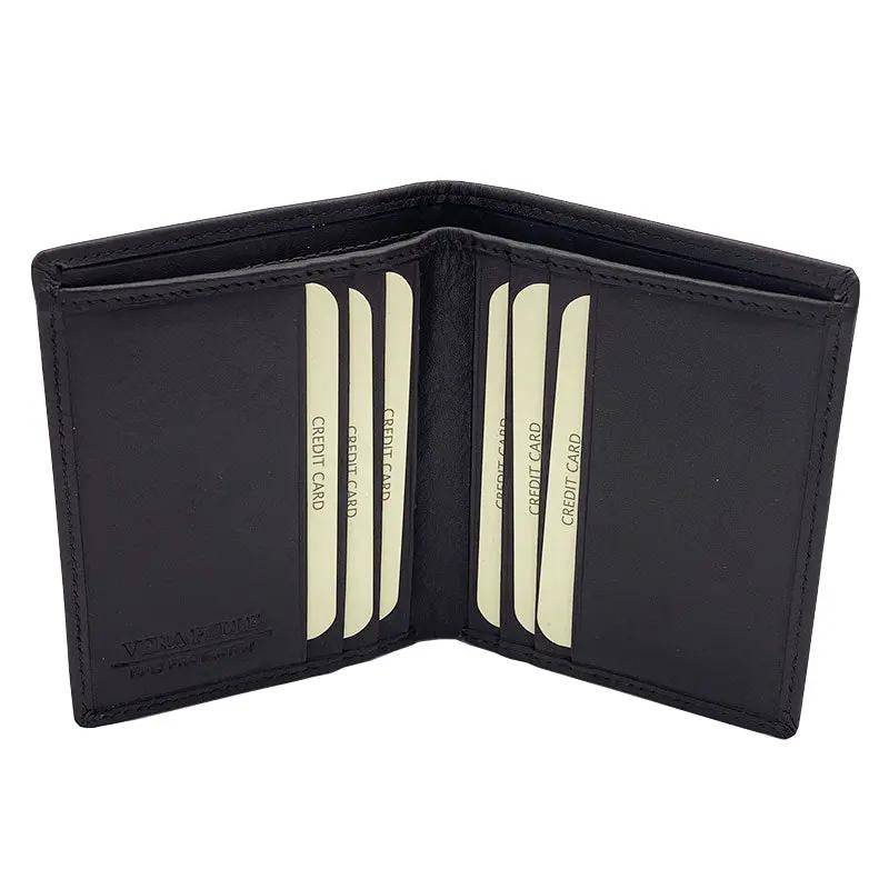 Kleines Vertikales Wallet Nappa Moro 8103