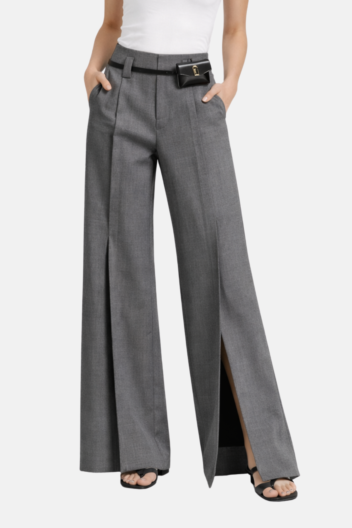 Hochtaillierte Hose