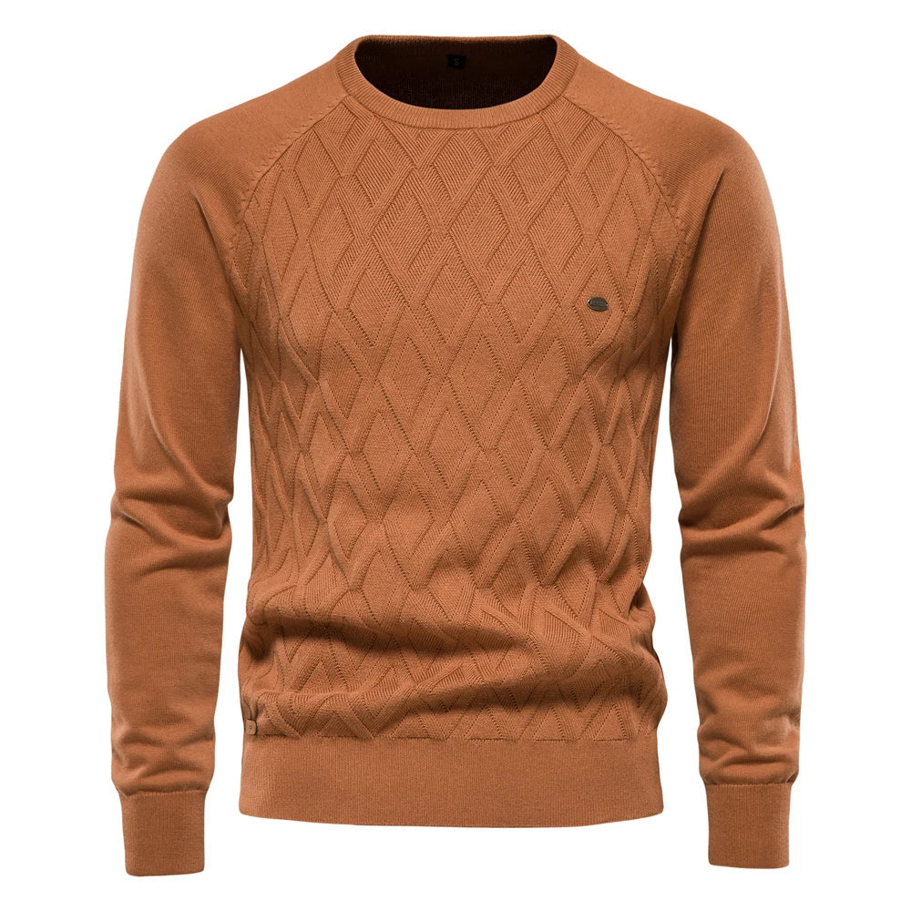 BOSSHARD | Herrenpullover mit Karomuster