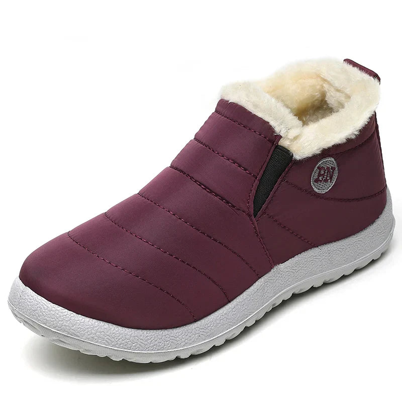 Herren Winterstiefel – Wasserdichte Slip-On Ankle Boots mit Warmfutter