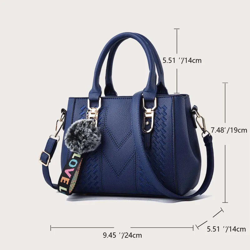 Elegante Lederhandtasche für Damen