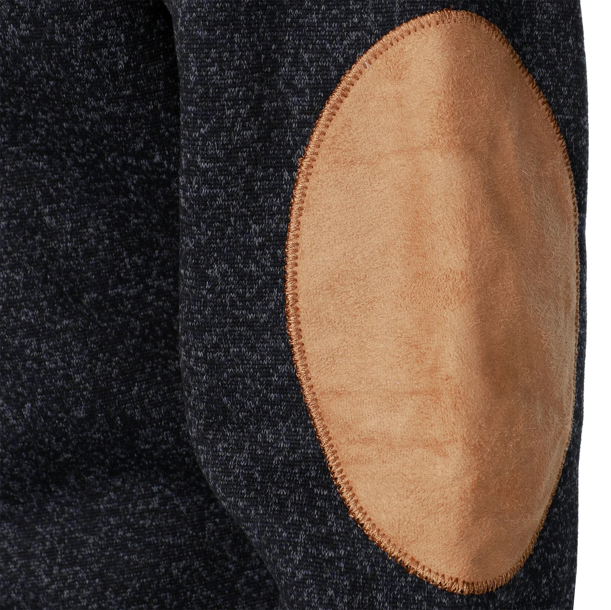 René | Strickpullover mit Wildleder-Details