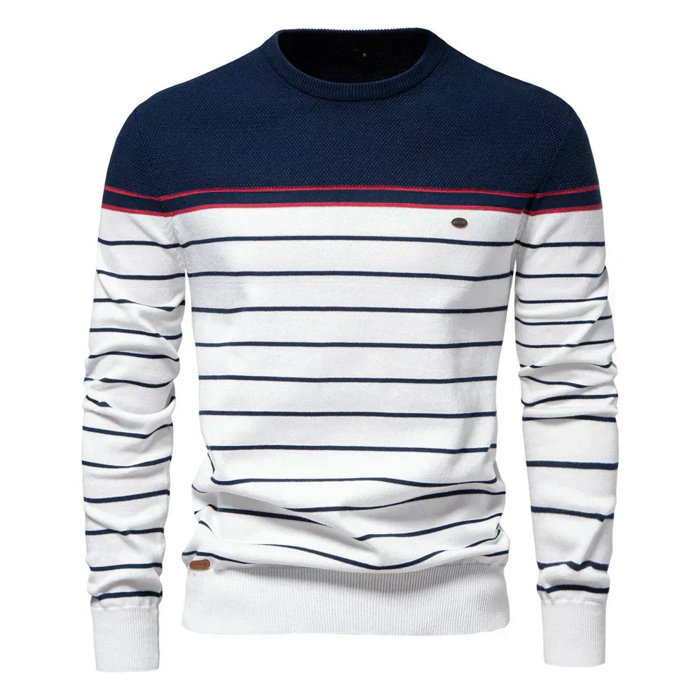 BOSSHARD | Herrenpullover mit Streifenmuster