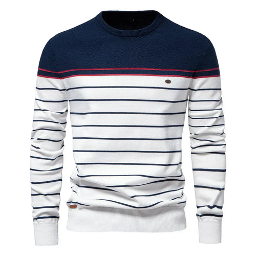 BOSSHARD | Herrenpullover mit Streifenmuster