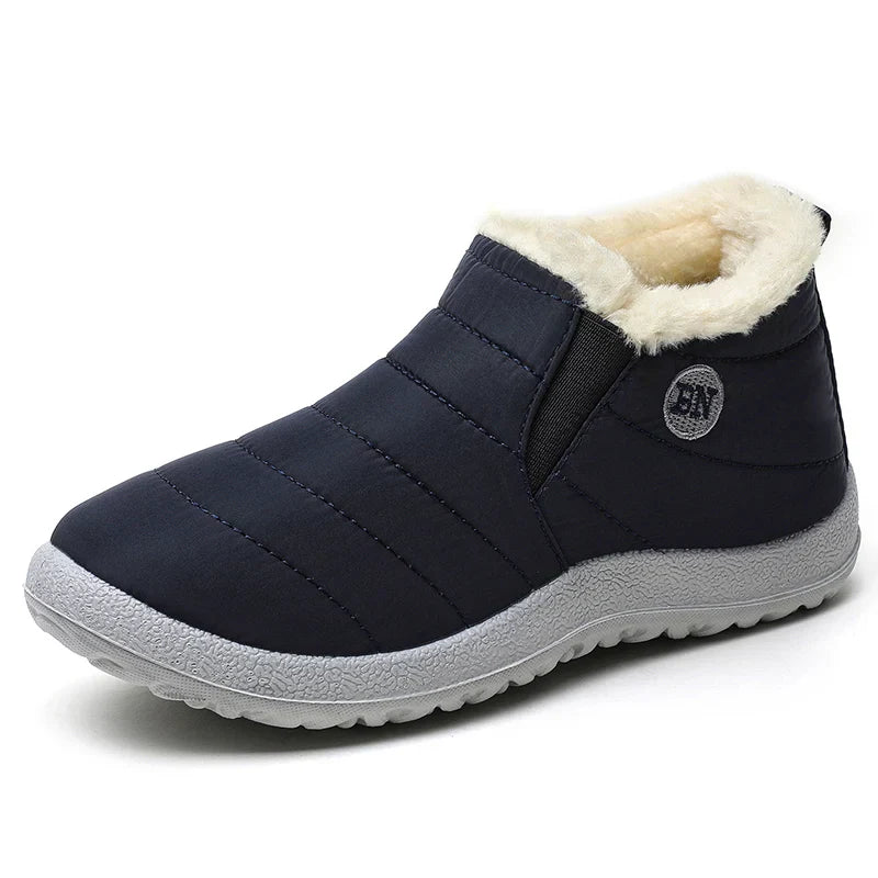 Herren Winterstiefel – Wasserdichte Slip-On Ankle Boots mit Warmfutter