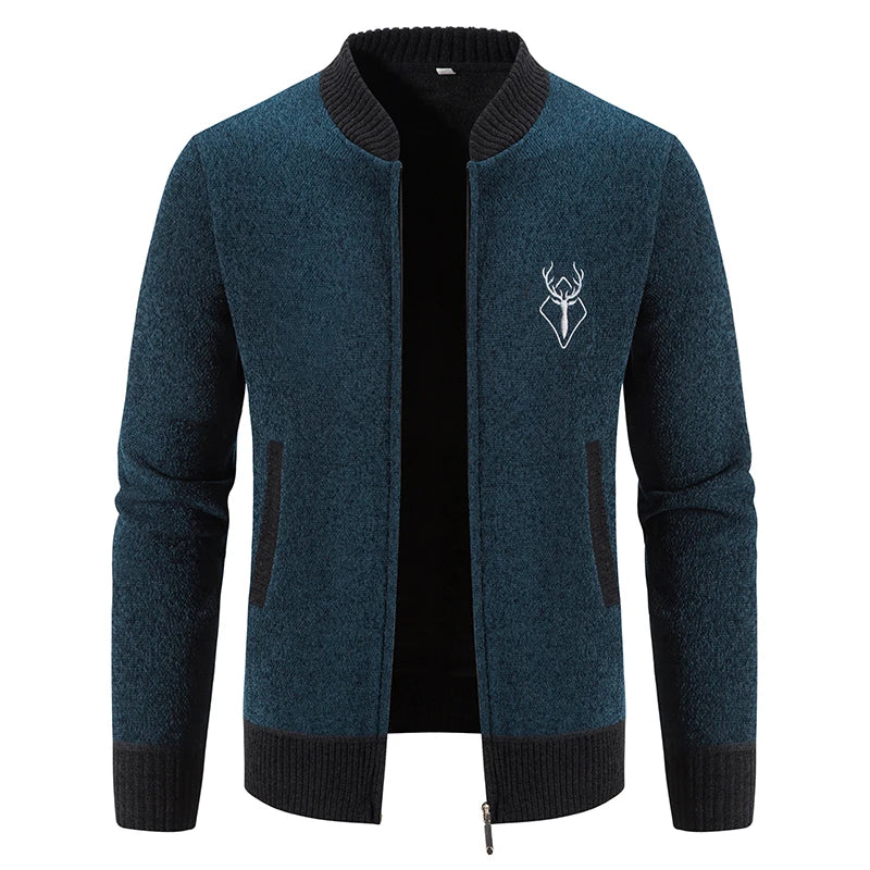 Ferrian - Strickjacke mit Reißverschluss und Taschen