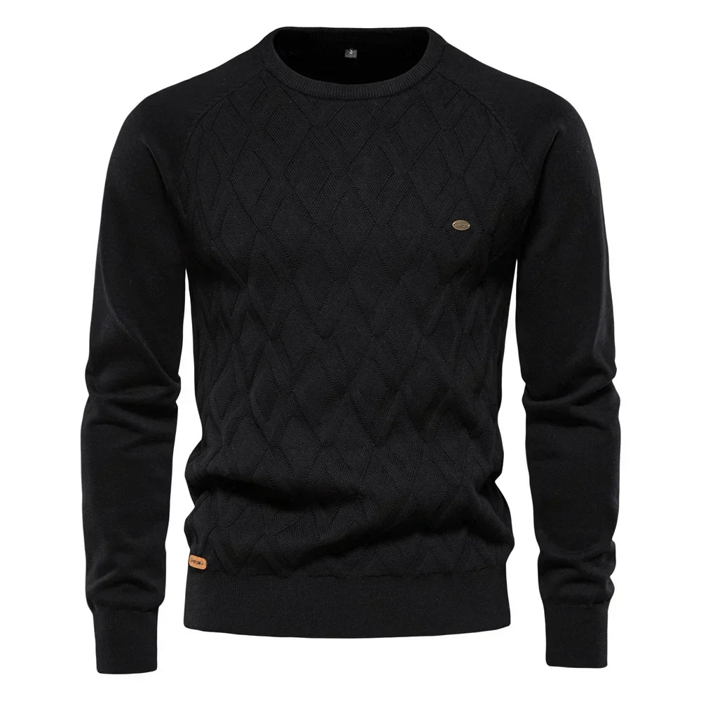 BOSSHARD | Herrenpullover mit Karomuster