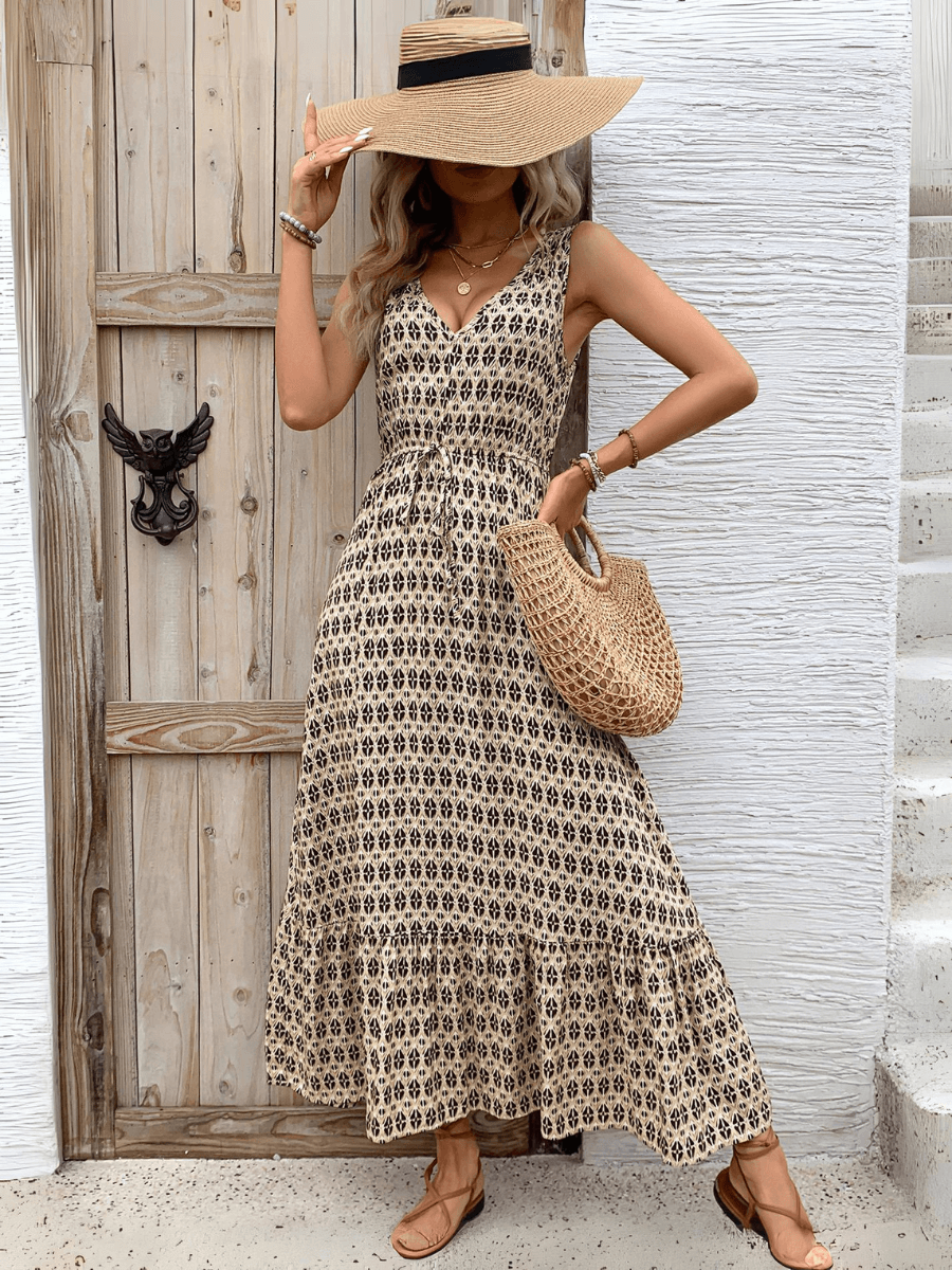 Ashlyn | Maxikleid mit V-Ausschnitt