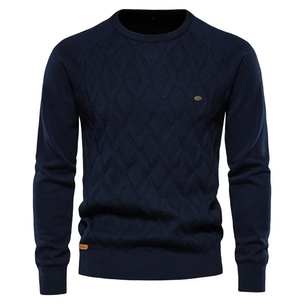 BOSSHARD | Herrenpullover mit Karomuster
