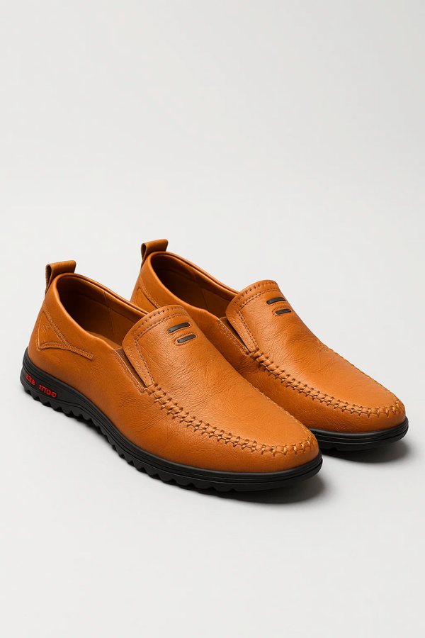Elegante Leder Slipper