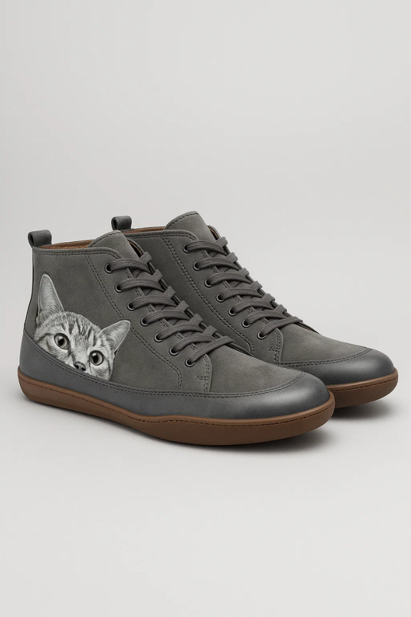 Unisex Schuhe mit Katzenprint