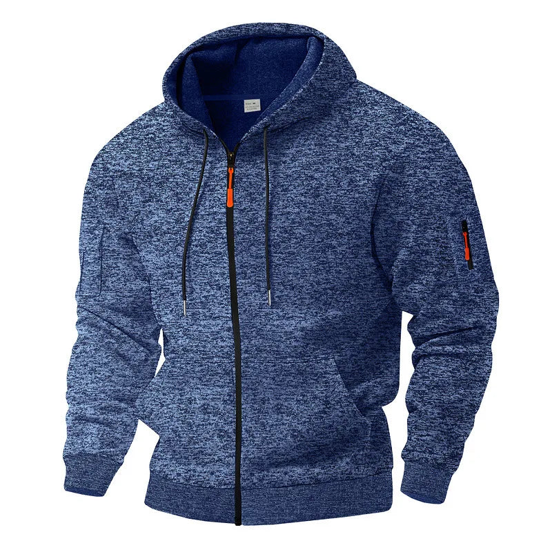 Kajetan - Bequeme Jacke mit Reißverschluss und Taschen