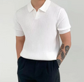 Feinstruktur Herren Polo-Shirt
