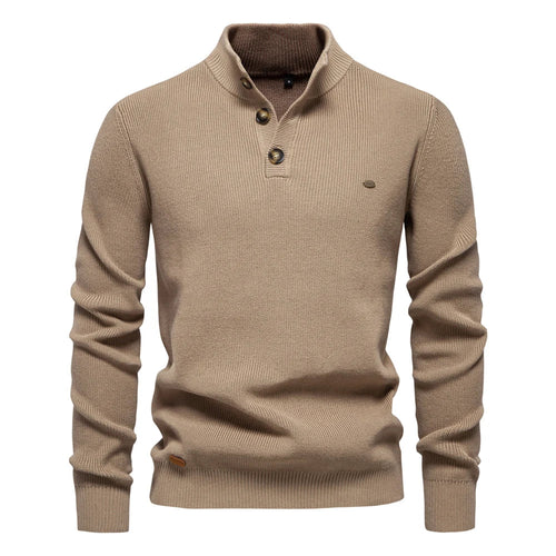 BOSSHARD | Herrenpullover mit Knopfdesign