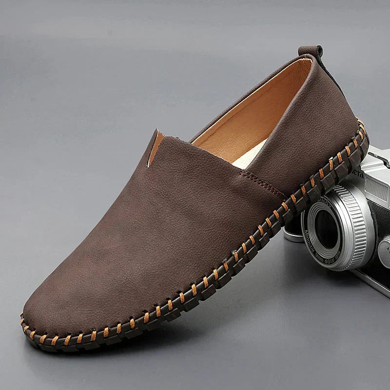Santorini Leder Slipper