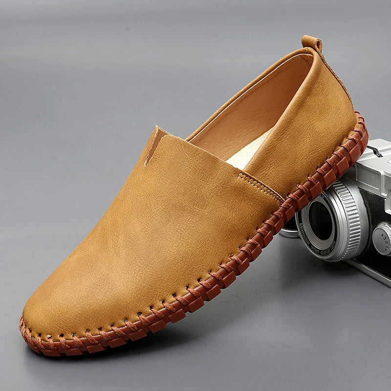 Santorini Leder Slipper