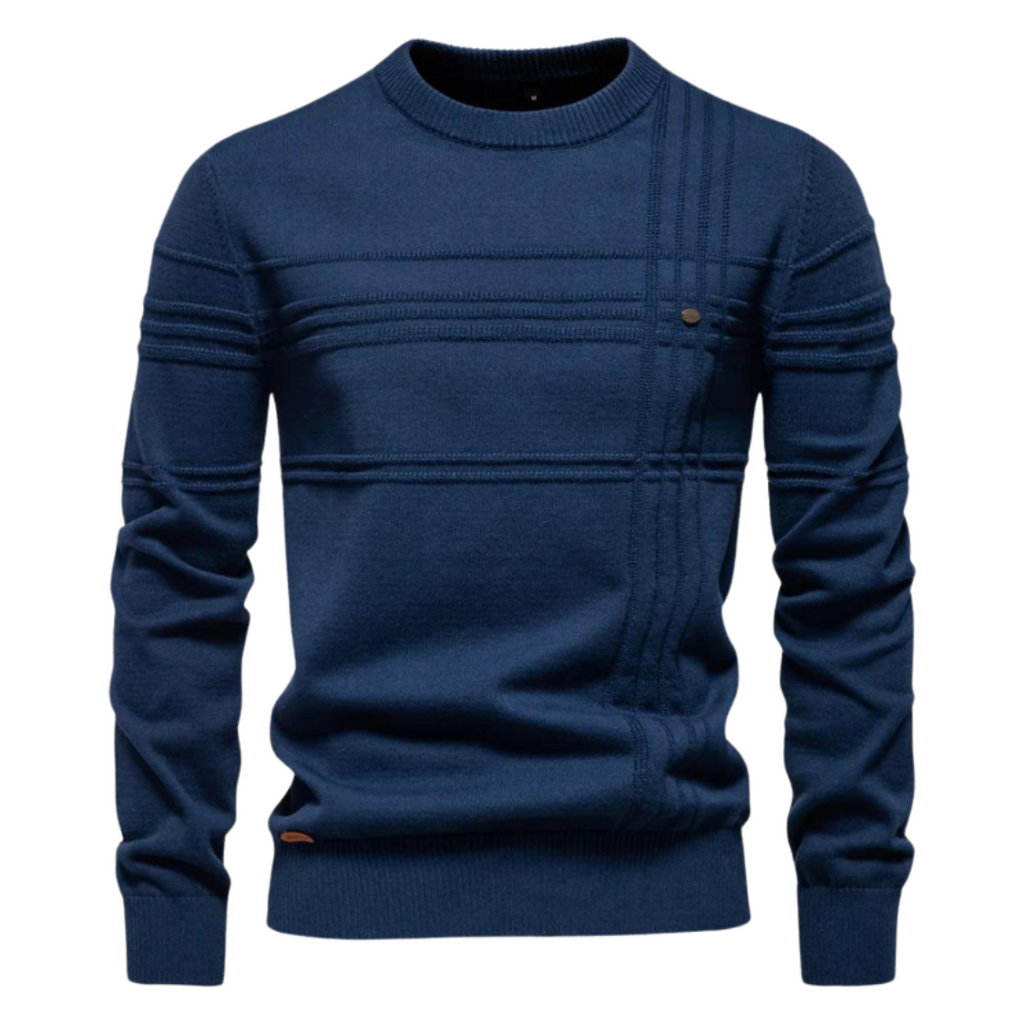 BOSSHARD | Stilvoller Herrenpullover mit Karodesign
