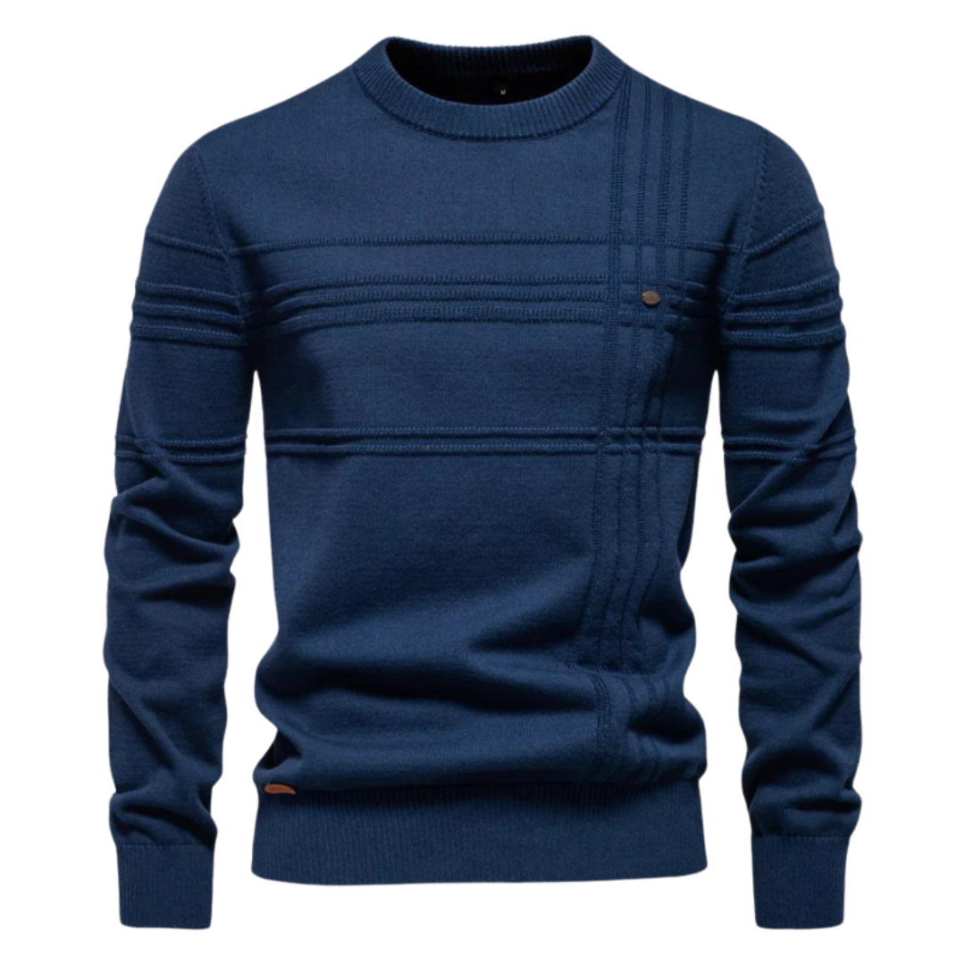 BOSSHARD | Stilvoller Herrenpullover mit Karodesign