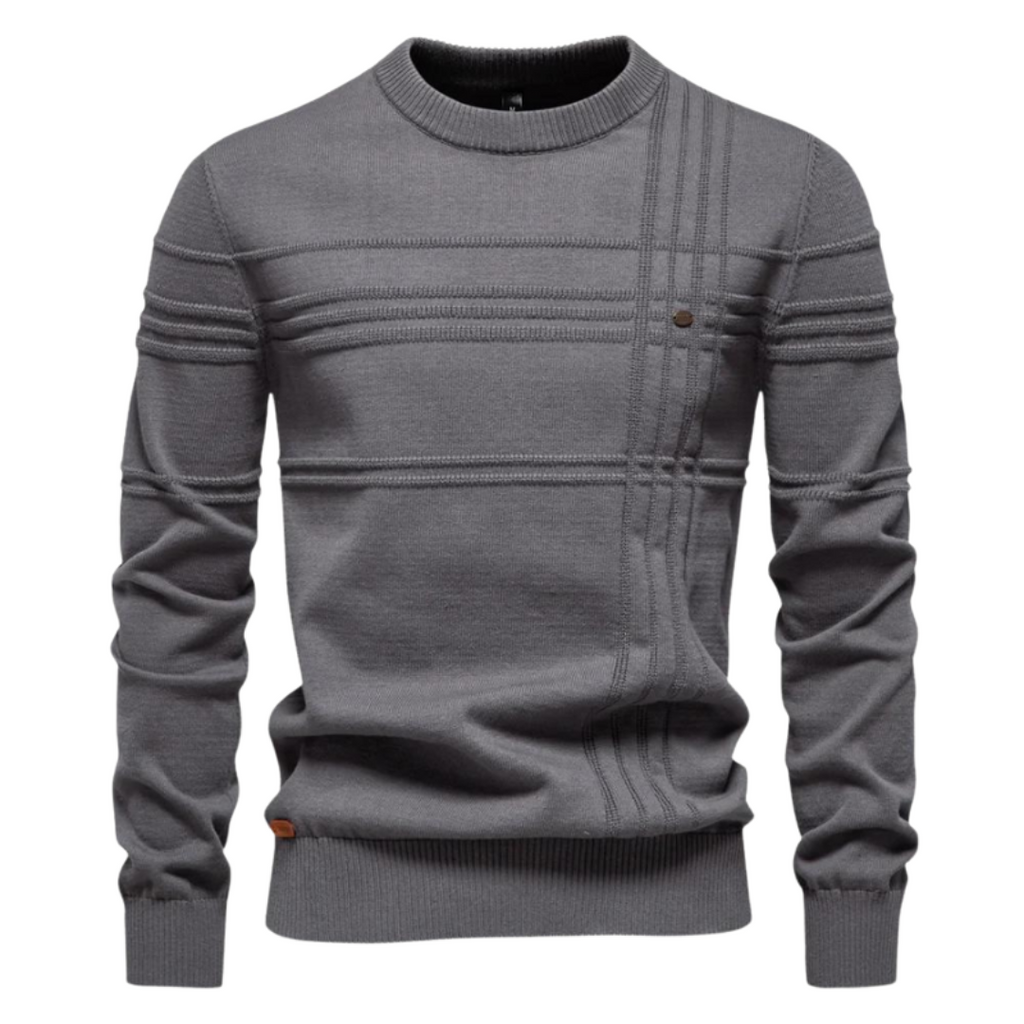 BOSSHARD | Stilvoller Herrenpullover mit Karodesign