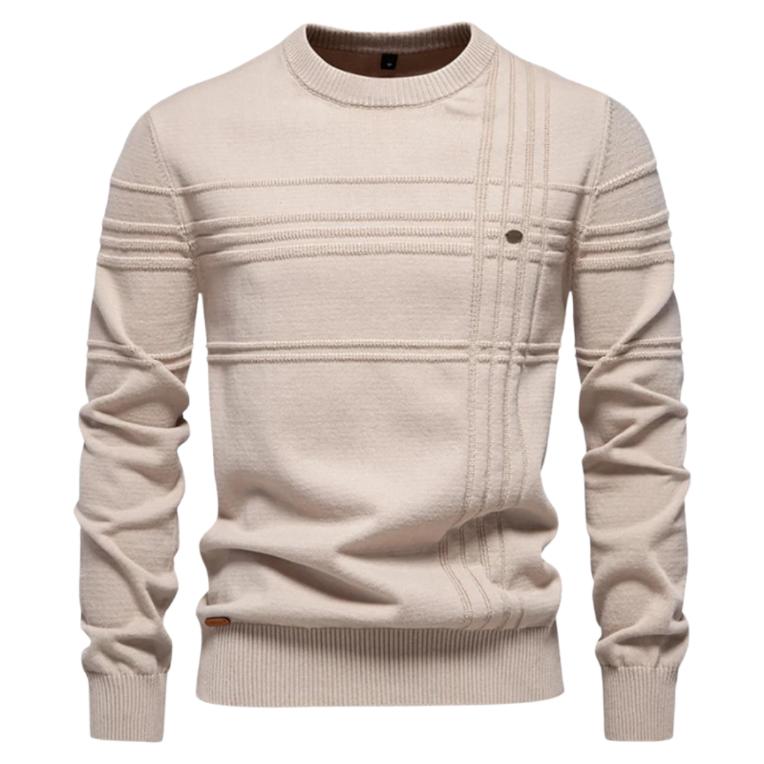 BOSSHARD | Stilvoller Herrenpullover mit Karodesign