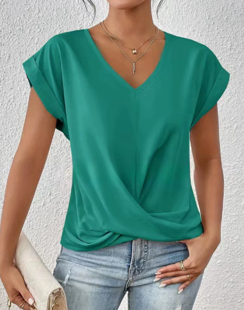 Eloise | Damen T-Shirt mit Herz-Ausschnitt