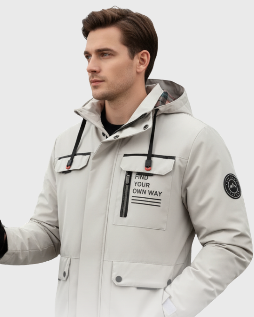 Harden | Herren-Winterjacke mit Kapuze