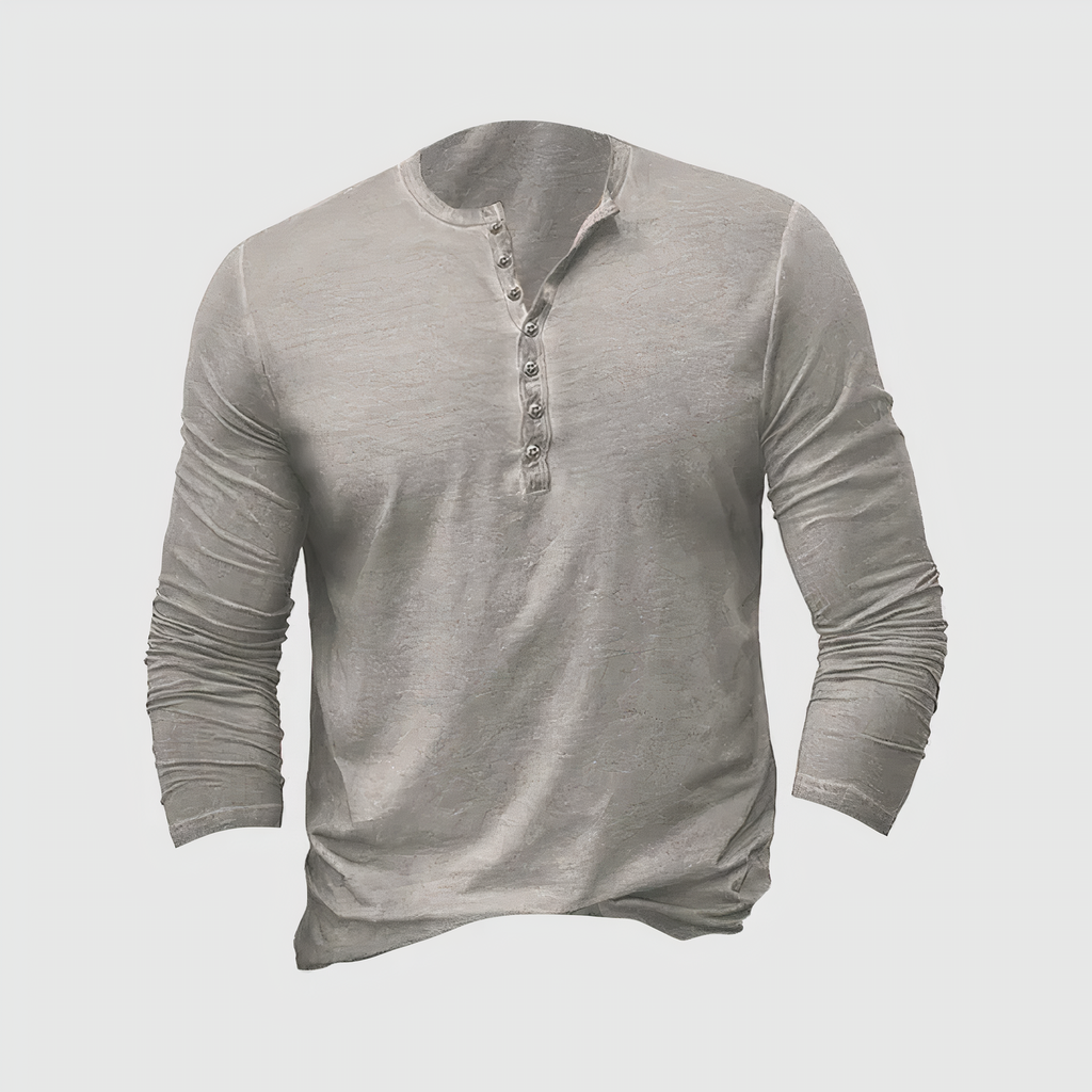 Naturzug Herren Langarmshirt