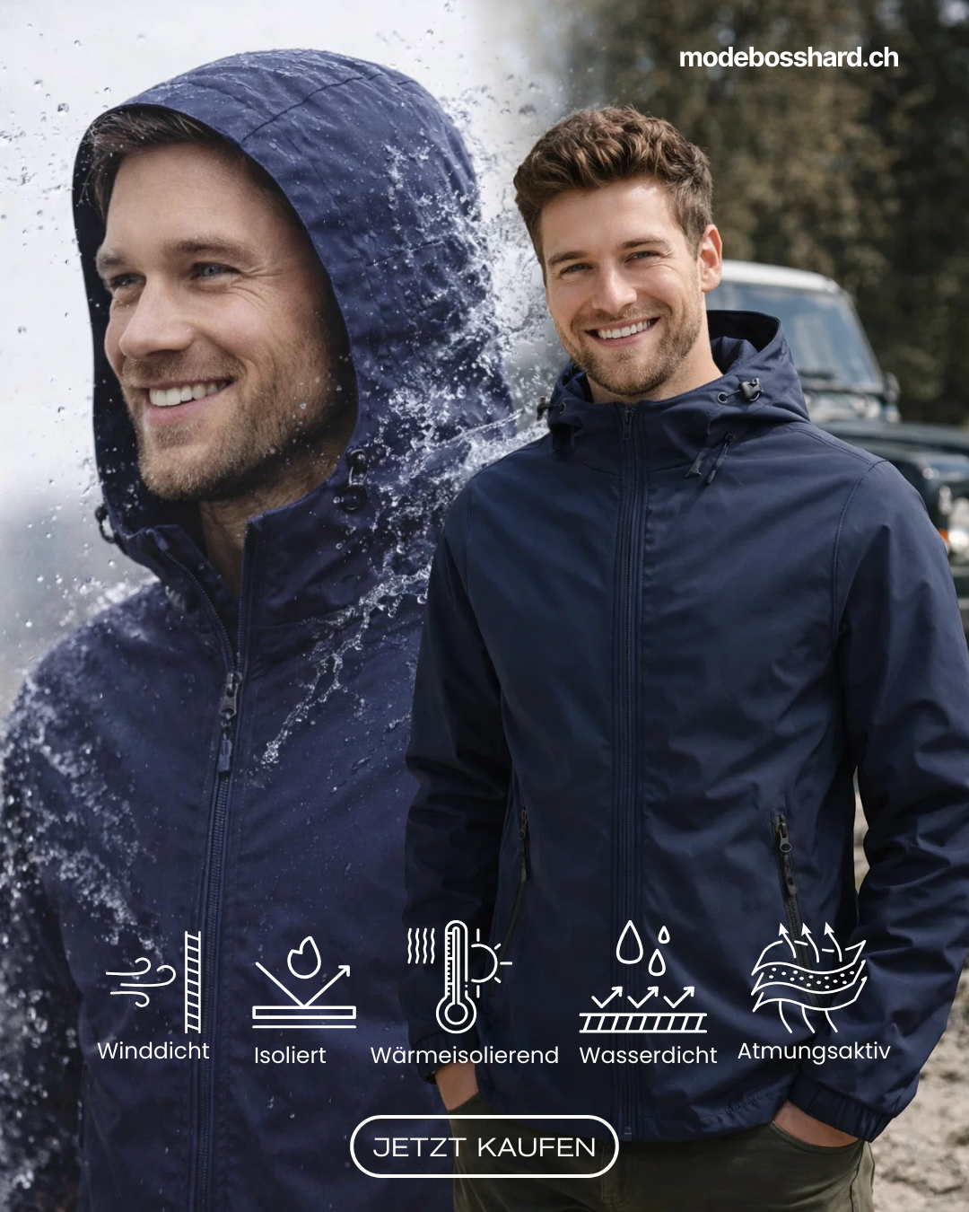 Zayden | Wasserdichte Außenjacke