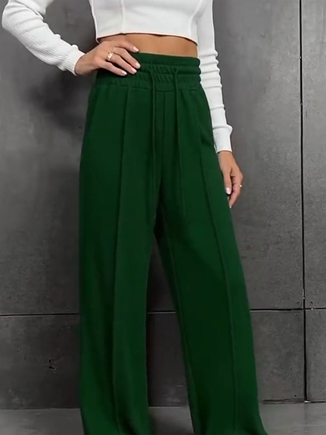 Trish | Lockere Hose mit weitem Bein