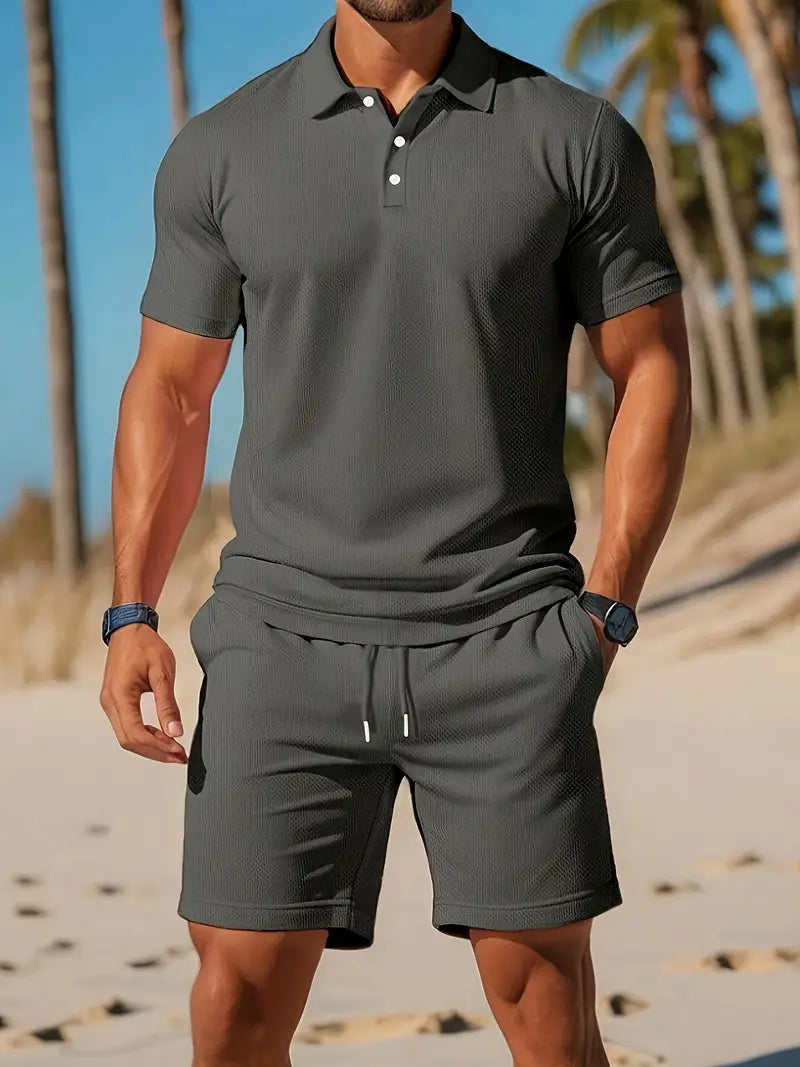Kelvin Lässiges Zweiteiliges Sportset