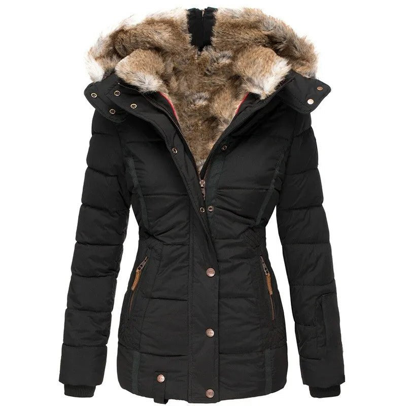 Laura | Winterparka mit Kunstfell