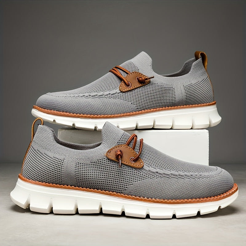 Adam Herren Sneaker – Leicht, Rutschfest, Bequemer Slip-On Sportschuh