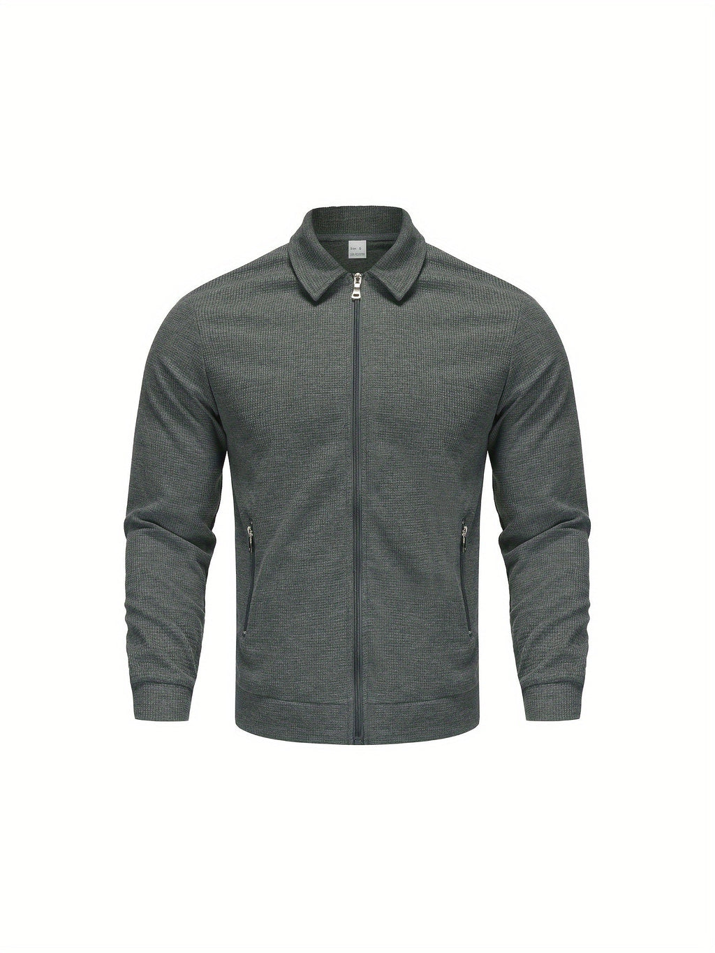 Marvin – Lässige Polyester Jacke Mit Reißverschluss